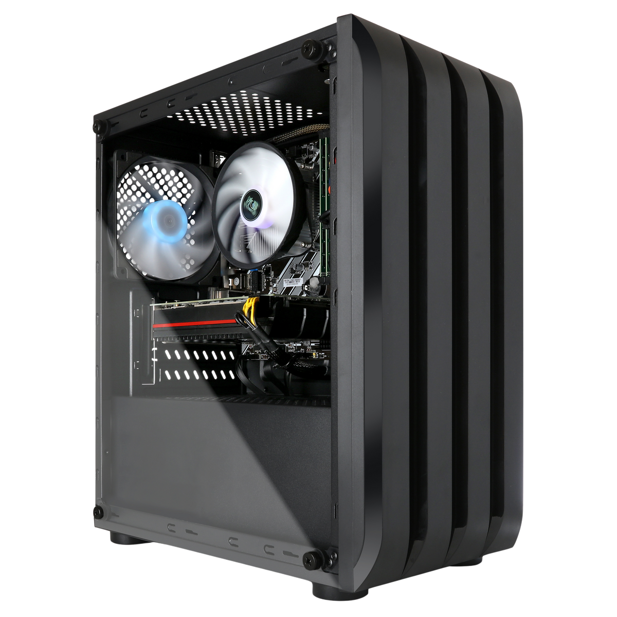 Blackout Computers Eclipse Gaming PC (Matte Black) | Reliable Cheap Gaming Desktop - View 4 - Affordable Prebuilt 1080p Gaming Desktop