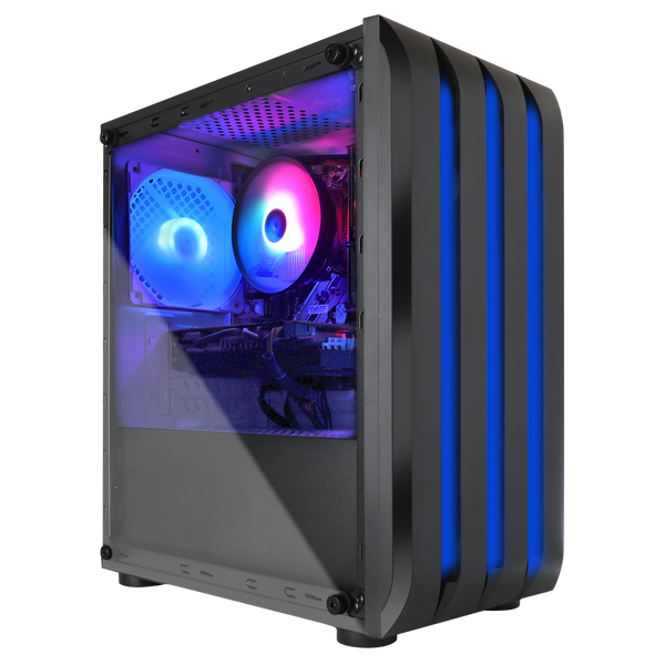Blackout Computers Eclipse Gaming PC (Matte Black) | Reliable Cheap Gaming Desktop - View 1 - Affordable Prebuilt 1080p Gaming Desktop