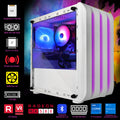 Blackout Computers Eclipse Gaming PC (Glossy White) | Renewed 1080p Prebuilt - View 7 - Affordable Prebuilt 1080p Gaming Desktop
